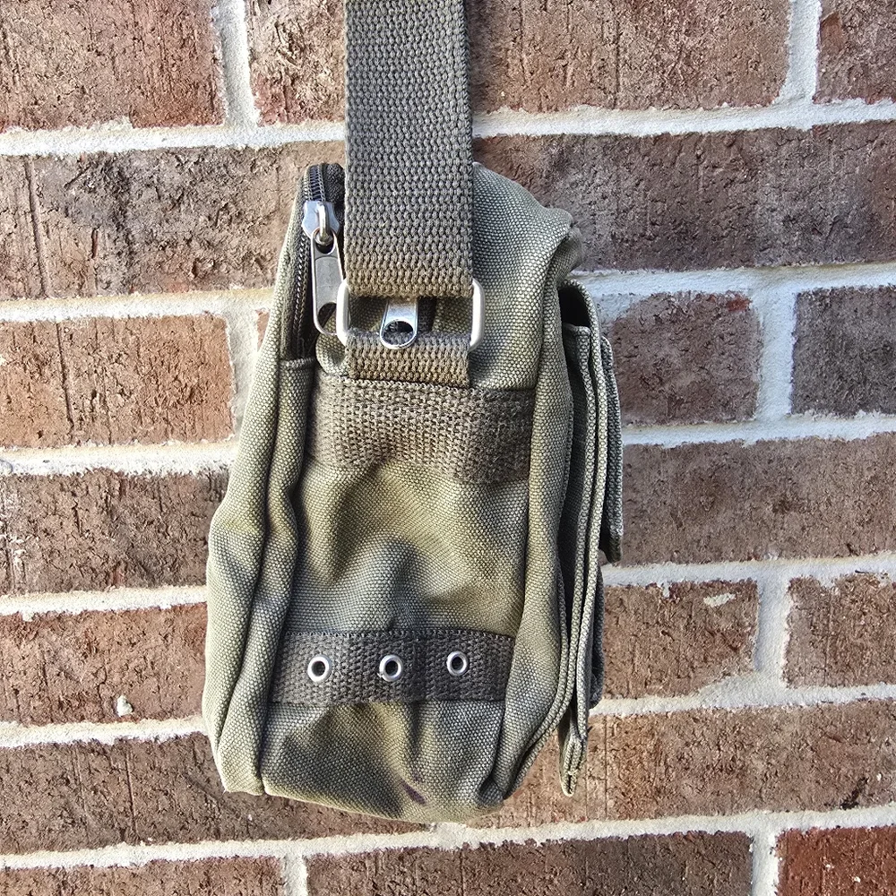Olive Green Crossbody Bag Utility Crossbody